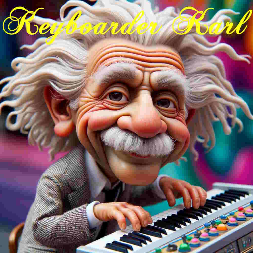 Albert Einstein-Keyboarder Karl - genie am Keyboard - Alleinunterhalter Stolberg