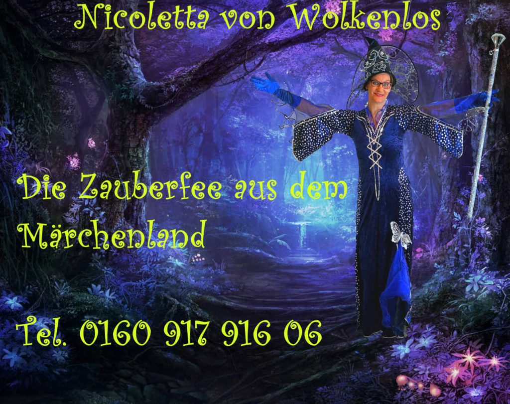 Kinderclown Düsseldorf Niocoletta Märchenfee Kontakt Kinderclown